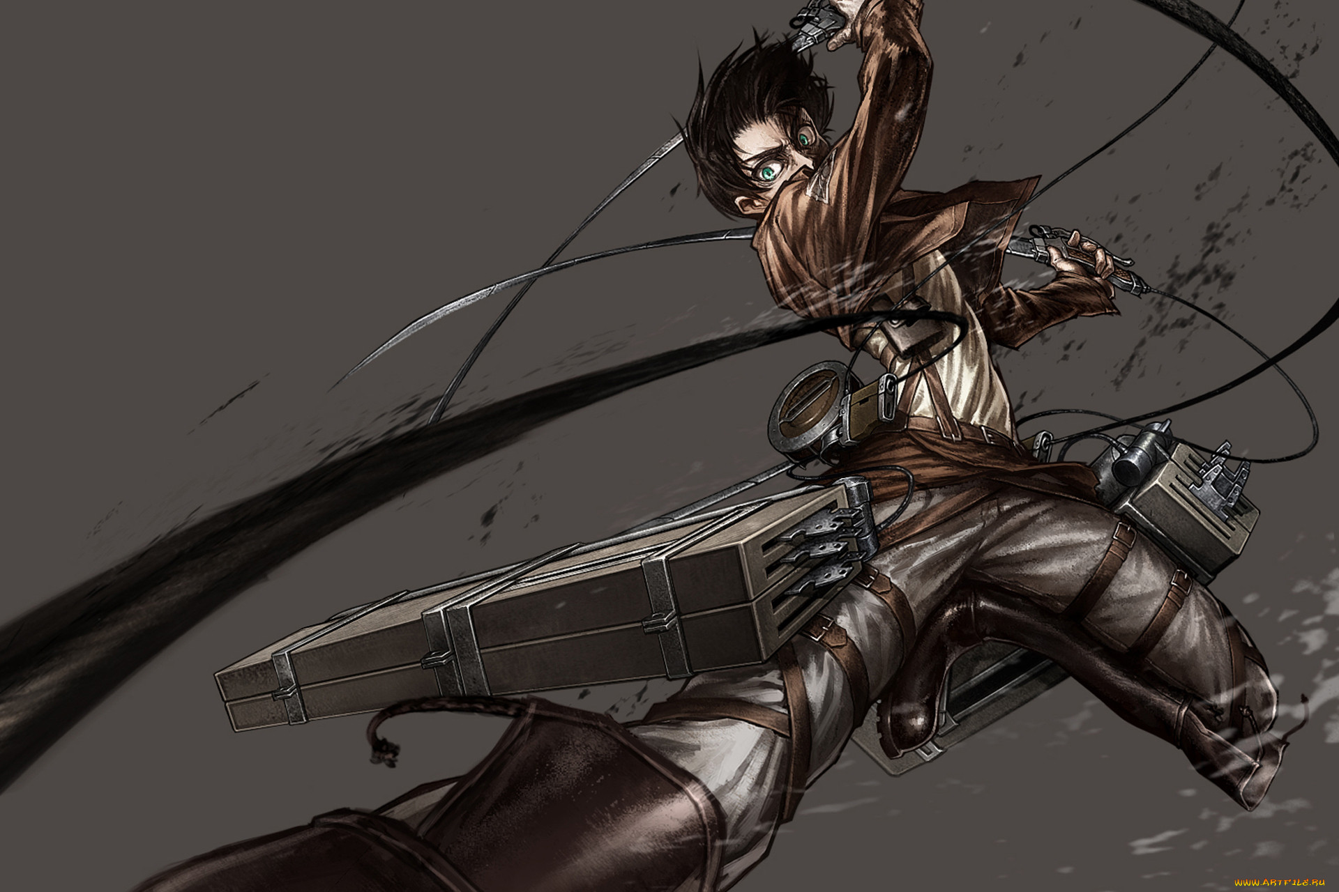 , shingeki no kyojin, eren, jaeger, anime, , , , , 